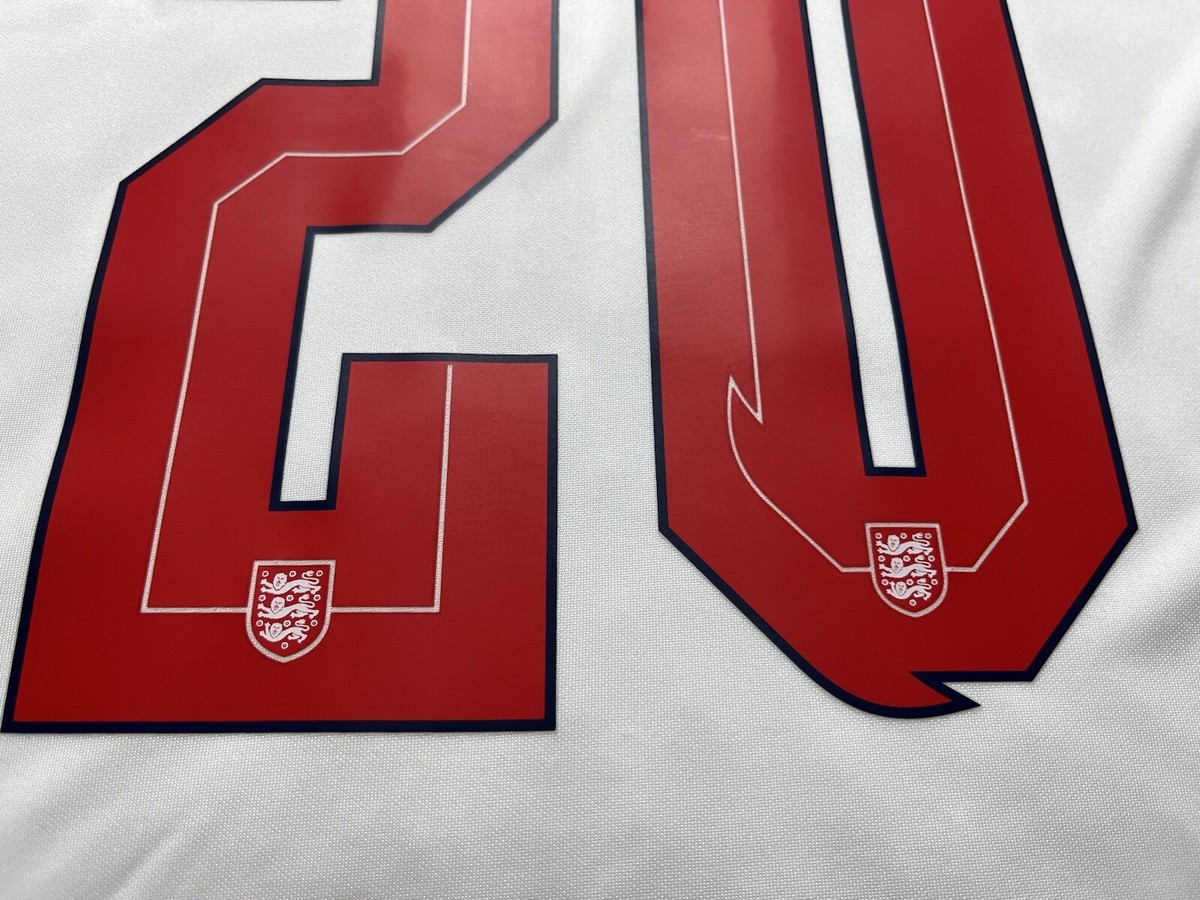 2020 2021 England Phil Foden Home White Jersey Shirt Kit XXL Nike