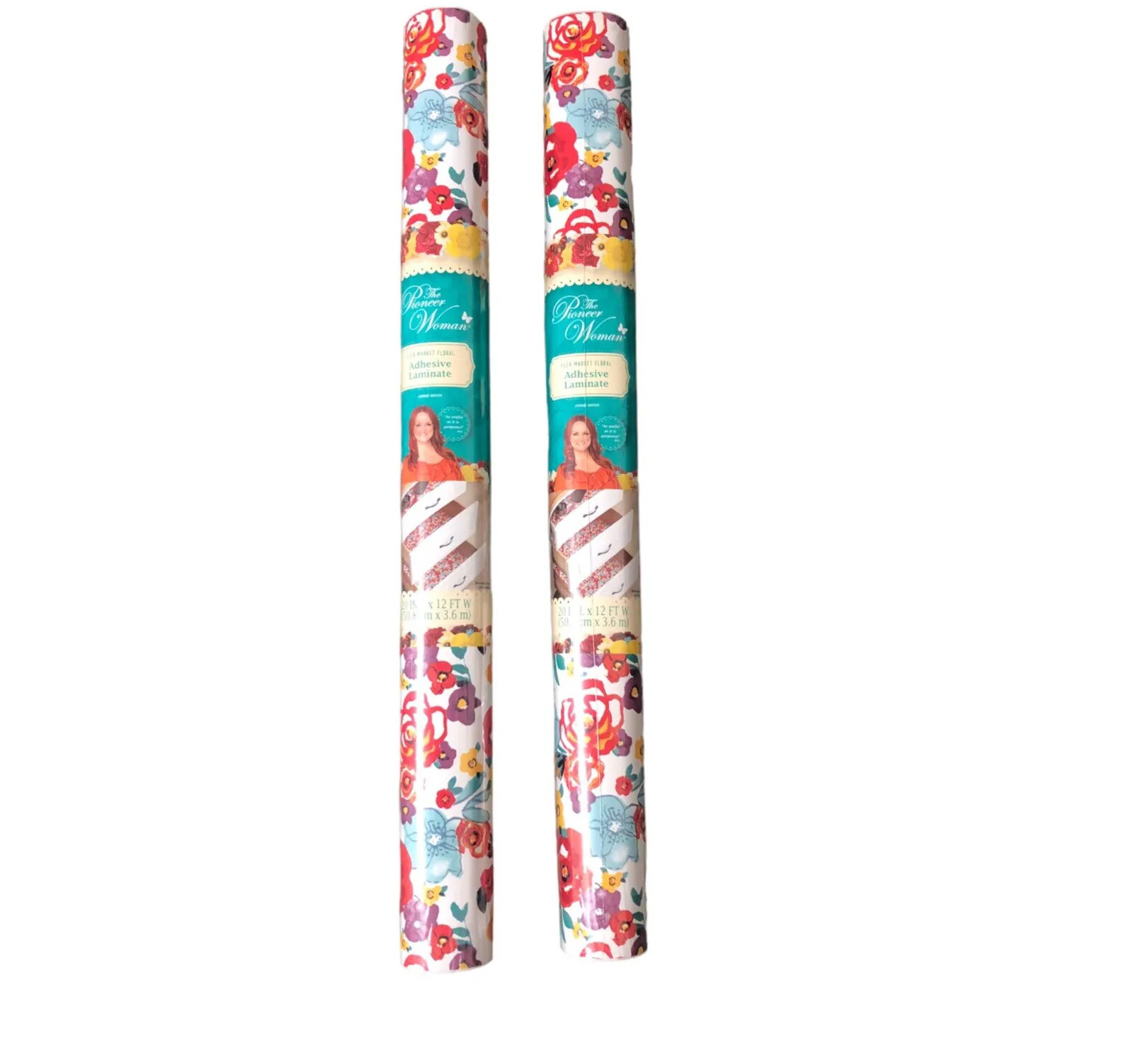 The Pioneer Woman Shelf Liner 2 Flea Market Floral 20" x 12' Adhesive Laminate eBay