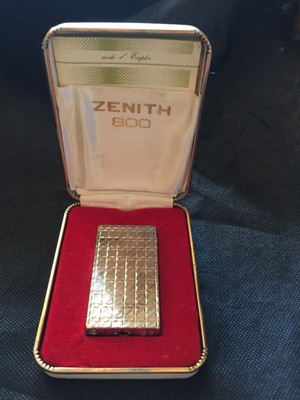 Briquet Zenith 800 – Or – Vintage US – Pour Pièces (ne Fonctionne Pas)