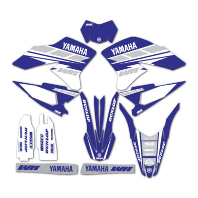 YAMAHA WR 250R WR250X Blue Graphics Kit Decals Stickers Fits 2008