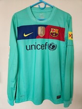 FC Barcelona - Dani Alves - maglia match worn - La Liga rara modello trasferta 2010-11
