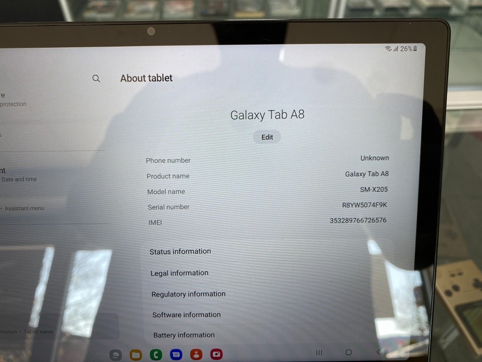 Samsung Galaxy SMX205 Tab A8 64GB WiFi + 4G Grey (AUSTOCK