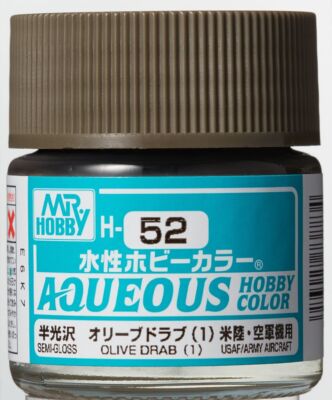 Peinture Gunze Aqueous Hobby Colors - Olive Drab 10 Ml - Neuf