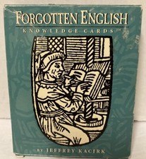 Forgotten English Educational Flash Cards Jeffrey Kacirk Pomegranate