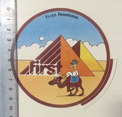 Aufkleber/Sticker: F.i.r.s.t. Reisebüros (04031613)