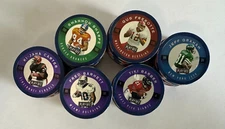 1997 NFL Playoff Absolute Beginnings Football Poker Chips BLUE - YOU PICK
