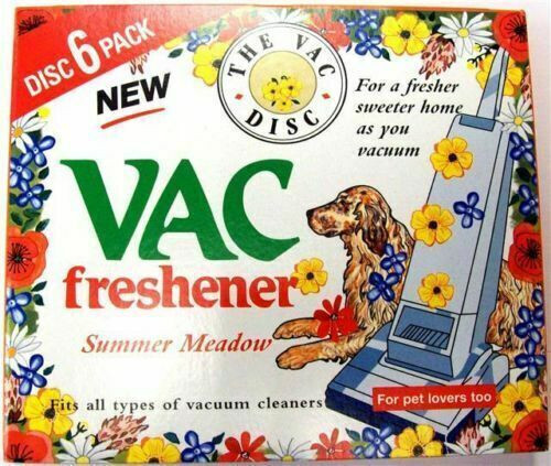 Vac Freshener 6 per Pack For All Vacuum Cleaners Hoovers Summer Meadow (3650)