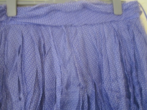 Emporio Armani Ruffled Raw Edges Silk Skirt - 第 7/11 張圖片