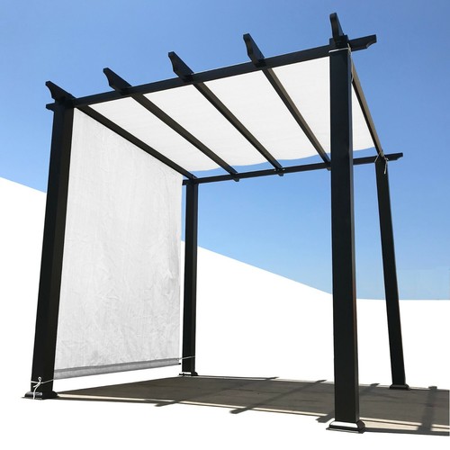 90% UV Permeable Pergola Replacement Cover Panel Canopy Patio Cover w/Rod Pocket - Afbeelding 4 van 12