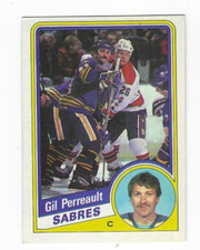 1984-85 O-PEE CHEE GIL PERREAULT #24 BUFFALO SABRES
