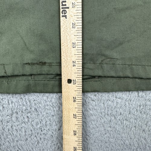 Vintage US Army Utility Shirt Mens Small/Medium OG 107 Green Military Fatigue - Picture 10 of 12