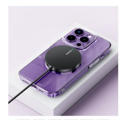 Baseus 15W Magnetic Wireless Charger for iPhone 16 15 14 13 Fast Charging Pad