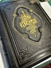 Holy Bible Leather Repair Service, Restoration Book Binding Family Bible