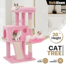 Cat Tree Tower Activity Center Kitten Playing Condo House Sturdy Bed Furniture