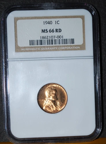 1940 P LINCOLN WHEAT CENT (MS66) NGC GRADED (UN-CIRCULATED)