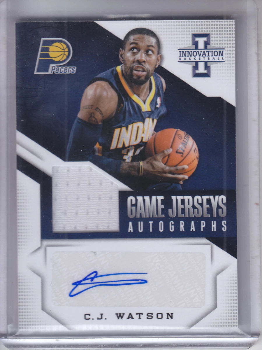 2013 14 Innovation Game Jerseys Autographs 31 C.J. Watson Auto