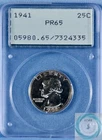1941 Silver Proof Washington Quarter PCGS PR65 - Rattler Chasers Beware!!!
