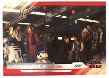 2018 Star Wars The Last Jedi Series 2 100 Aboard the Falcon NrMint-Mint