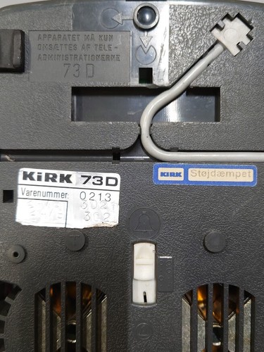 KIRK 73D Vintage Rotary Phone - Working, Signs of Use - Zdjęcie 2 z 10