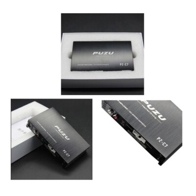PUZU PZ-C7 Car DSP Amplifier ISO Wiring Harness 4x150W Audio Amp