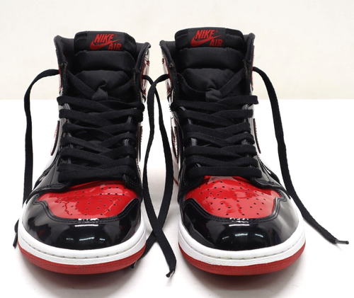 Nike Air Jordan 1 Retro OG High Patent Bred 55088-063 Black/Red-White -Size 11.5 - Picture 3 of 11
