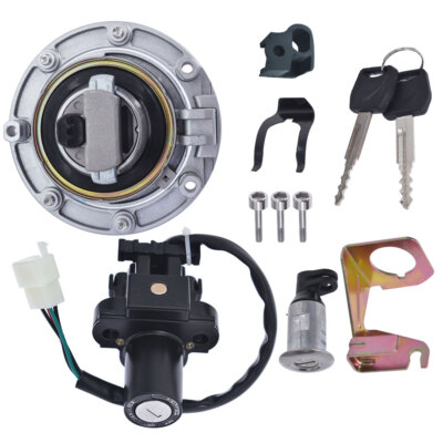Complete Ignition Switch, Fuel Cap & Seat Lock Key Set For Honda CBR600RR (2003-2006) & Other Models 5 thumbnail image