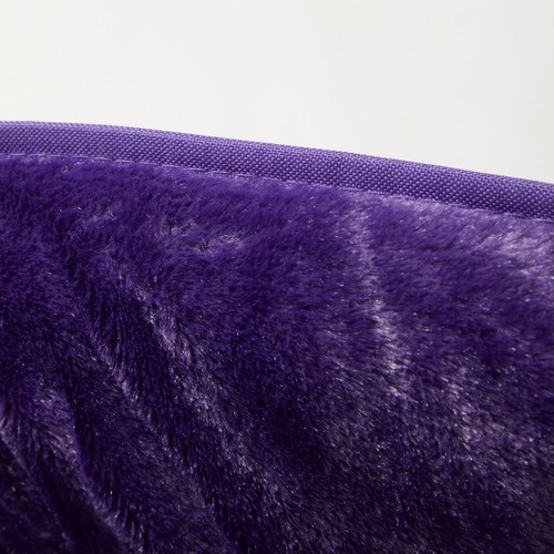 Moon Chair Faux Fur Soft Folding Purple Kids Teens Bedroom Gaming Lounge Dorm - Picture 4 of 6