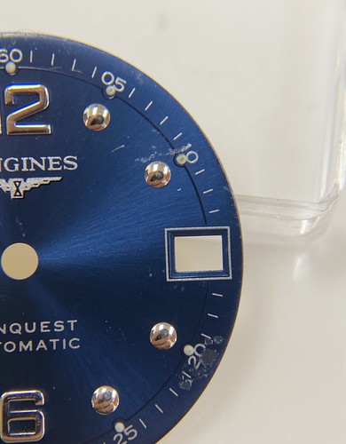Genuino Vintage Longines Conquest Automático Esfera Azul 25,5 mm - Imagen 4 de 8