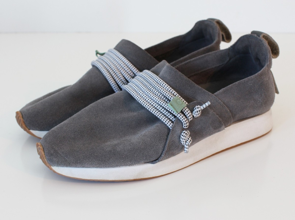 Comunity Made Shoes Mateo Grey Sneaker Mastrotto Leather Men's Sz