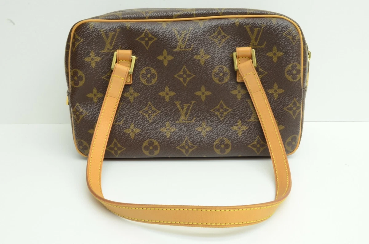 LOUIS VUITTON Authentic Cite MM Shoulder Bag Monogram Brown 