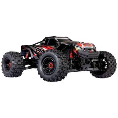 Traxxas 1:10 MAXX Wide Red 4WD Monstertruck RC-Modellauto - Schwarz/Rot...