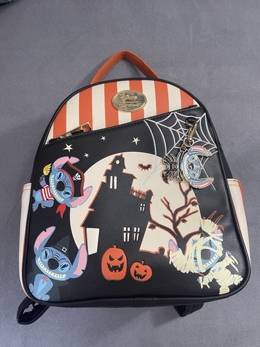 Disney Loungefly Halloween Stitch Backpack
