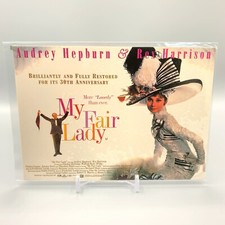 My Fair Lady Audrey Hepburn George Dewey Cukor Post Card Vintage aa783