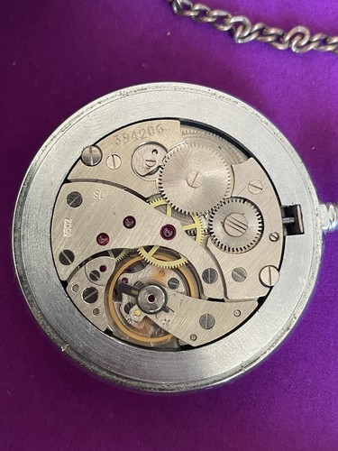 USSR Rare Soviet mechanical pocket watch Molnija Hunting Deers Made In USSR - Picture 12 of 13