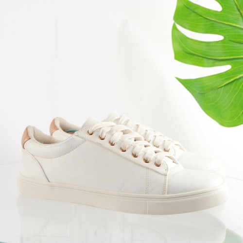 wide width white leather sneakers