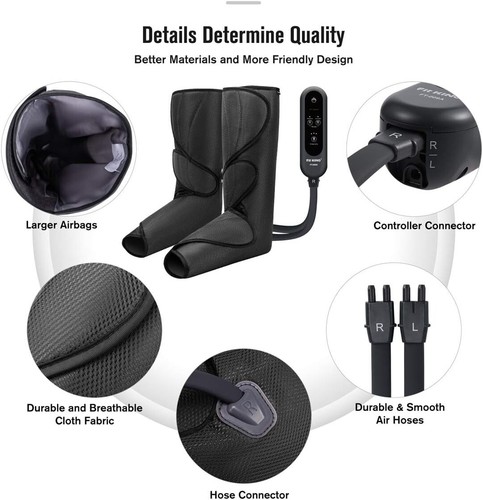 Fit King Leg Air Massager for Circulation and Relaxation Air Compression - Picture 7 of 7