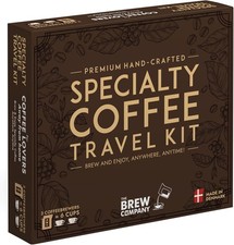 Luxury Coffee Travel Kit with 3 Artisan Roasted Organic Coffees - Perfect Gift