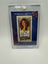 2025 Topps Allen & Ginter #MA-CH Jamie Chung Mini Blue Frame Auto /99