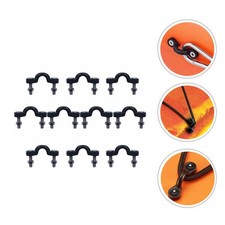 50 Pcs Nylon Bungee Deck Loop Tie down Pad Eye Eyes Kit Kayak Accessories