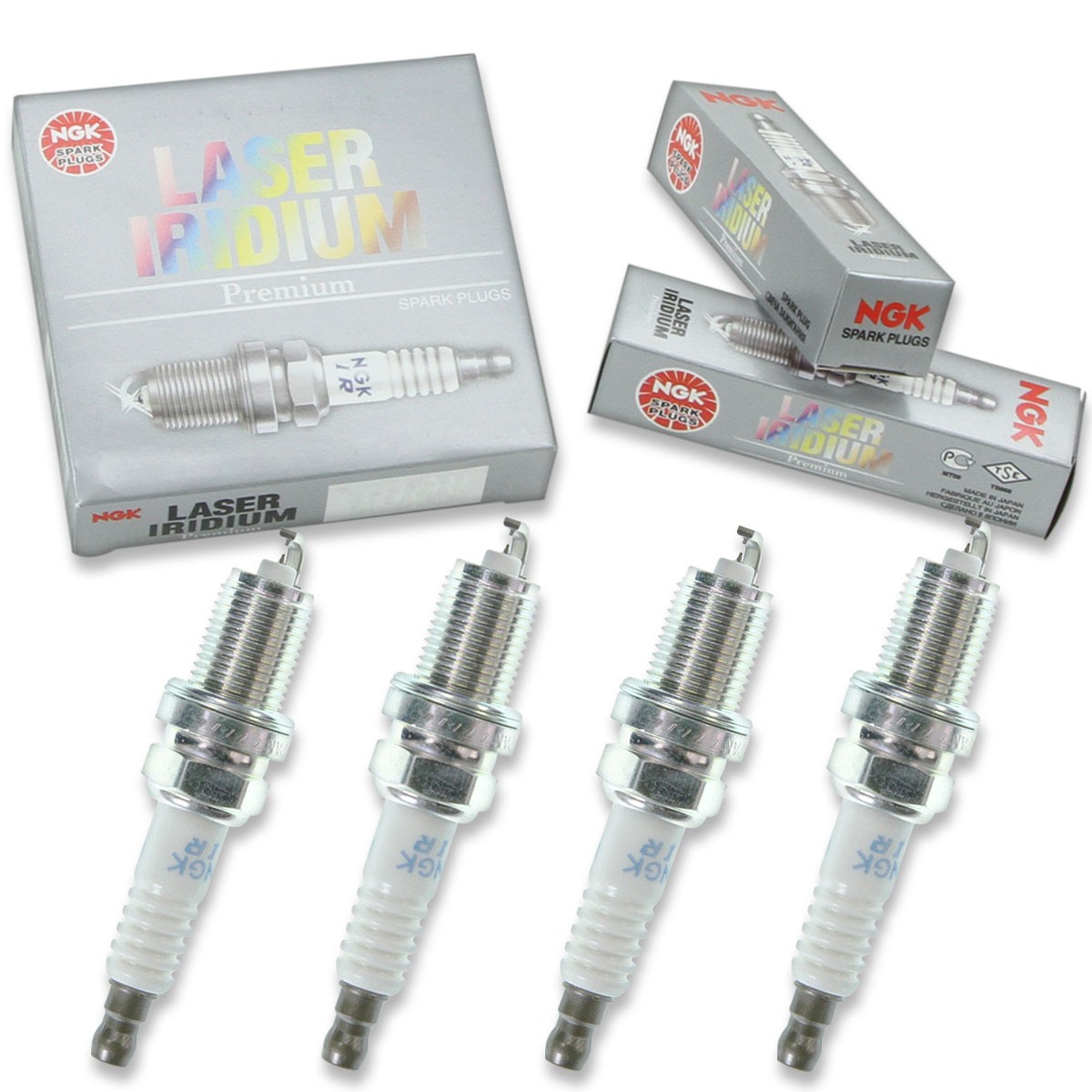 4 pc NGK Laser Iridium Spark Plugs for 2015-2020 Mitsubishi RVR 2.4L L4 lj