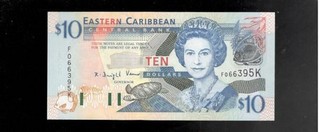 East Caribbean States 2003 $10 Dollars P 43k CRISP UNC!