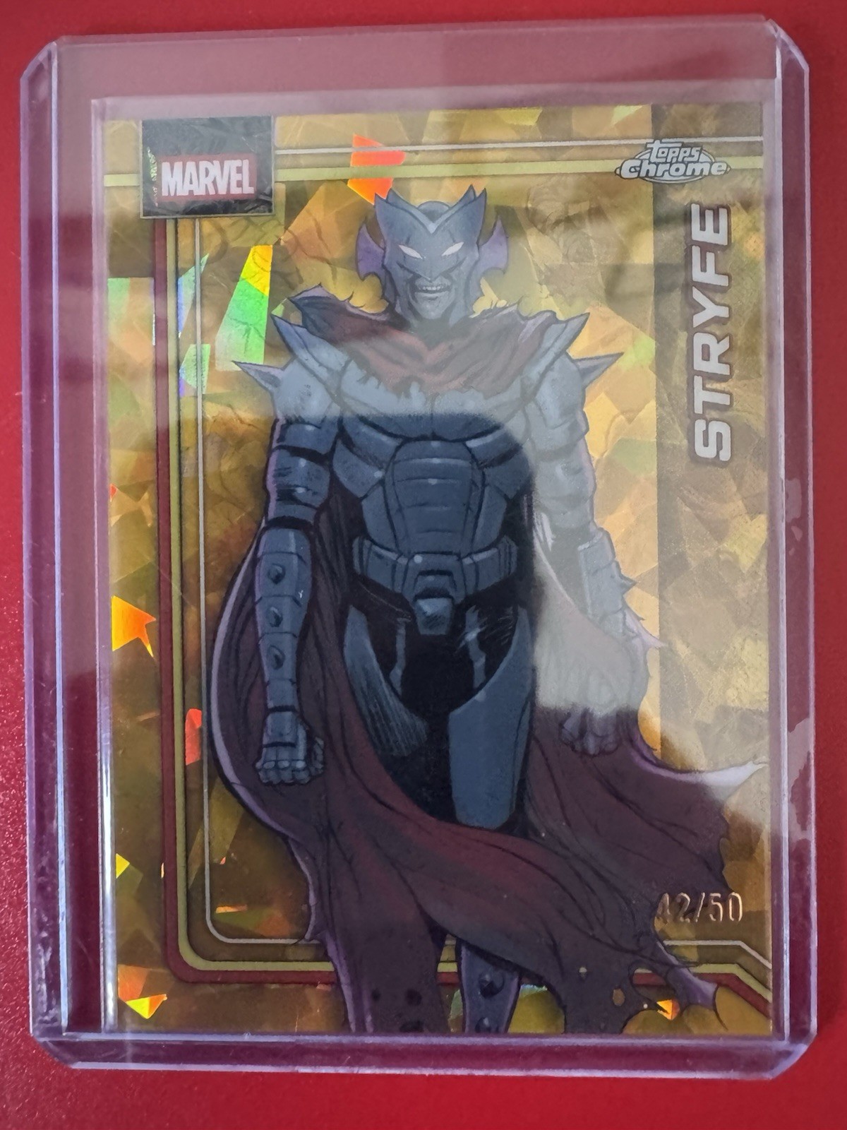 Topps 2026 Chrome Sapphire X-Men Marvel Stryfe #171 Parallel Serial Numbered /50