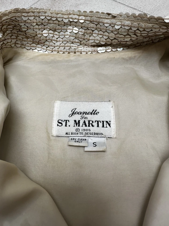 Rare Vintage Jeanette For St. Martin Racing Jacket 1985 Taglia S - Imagen 4 de 4