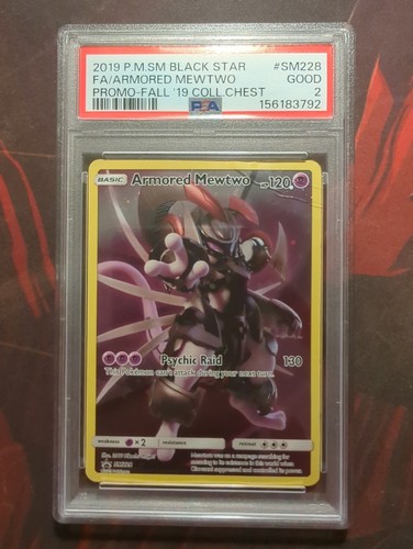 Armored Mewtwo graded PSA 2 for sale on eBay