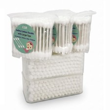 400pcs Baby Safety Cotton Swabs with Large Tips for Newborn, Babies, Kids, Ch...