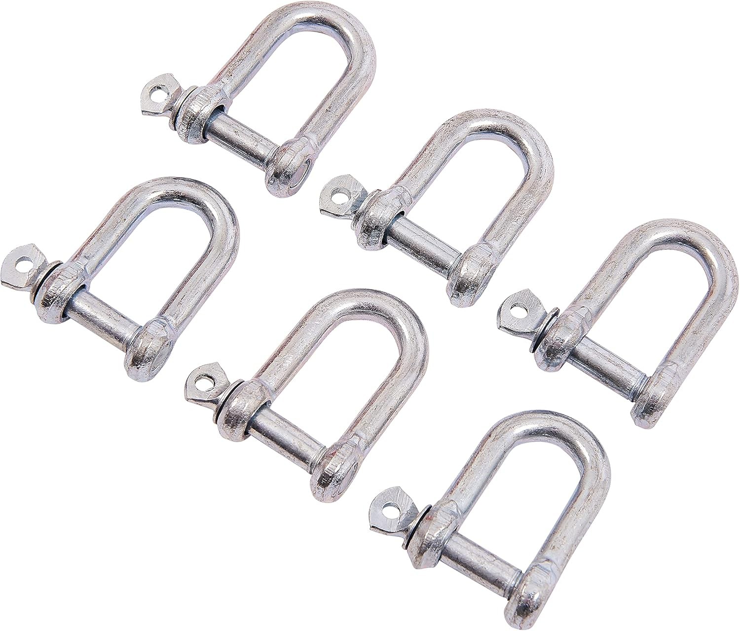 Amtech S4305 6 Piece 8mm D-Shackle Set