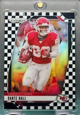 DANTE HALL RARE CHECKERBOARD REFRACTOR PRIZM SPORTS CARD PANINI CHIEFS MINT 