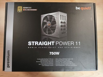 be quiet! Straight Power 11 750W CM 80+ Gold Netzteil Komplett wie NEU