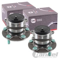 2X A.B.S. RADLAGER-SATZ Mit ABS-RING Hinten Passend FüR Mazda 6 CX-7