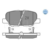 Meyle BremsbeläGe Hinten FüR Mitsubishi Asx Outlander Iii Mazda 6 Kombi